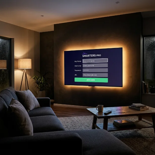 IPTV Smarters Pro Login Interface