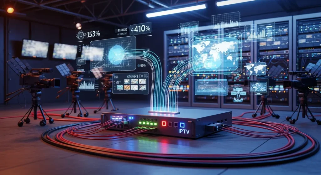 Professional 4K IPTV encoder box setup for cloud broadcasting in 2026